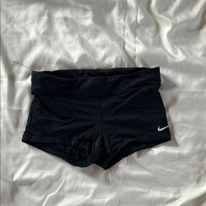 Nike Black Athletic Shorts with Wide Waistband